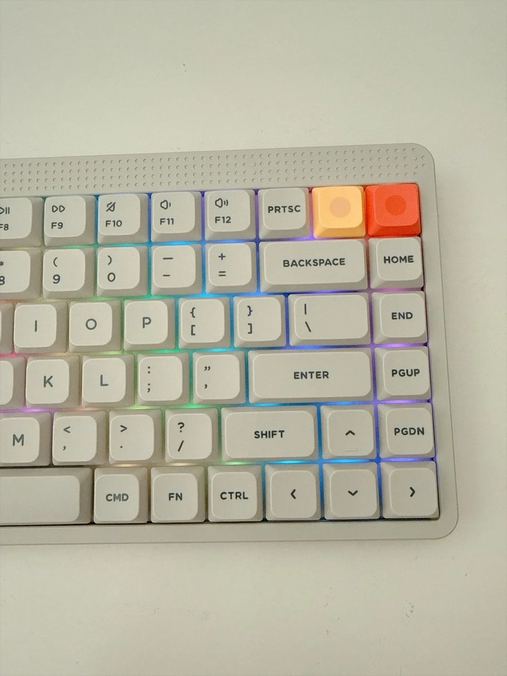 NuPhy Node75 V1 Wireless Mechanical Keyboard RGB – White – Open Box